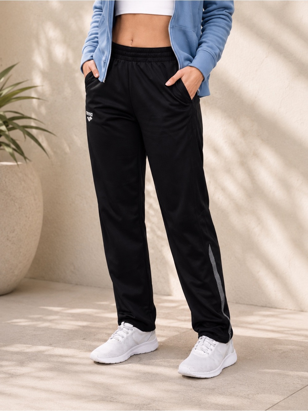 Arena Team Line Black Track Pants Joggers Athletic Pants Small
